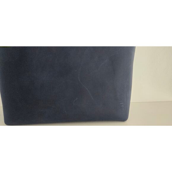 Portland Leather Goods Mini Tote Crossbody Deep Water Navy Blue - Picture 5 of 7